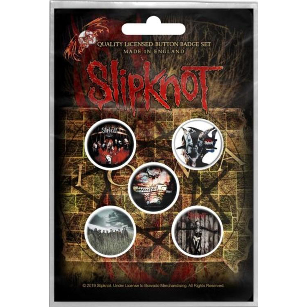 Slipknot - Albums rintanappisetti - Hoopee.fi