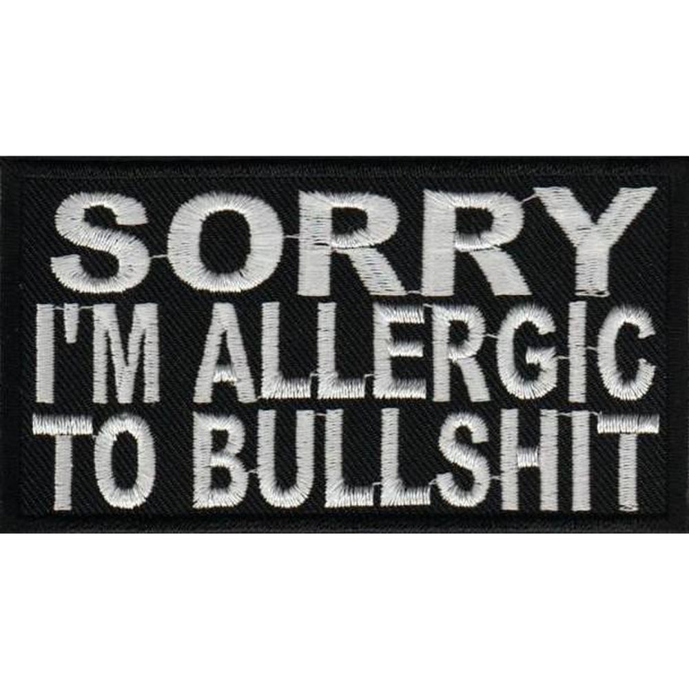 Sorry I am allergic to bullshit hihamerkki - Hoopee.fi