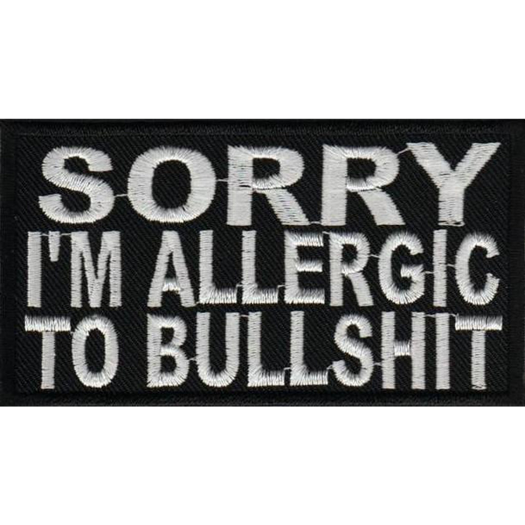 Sorry I am allergic to bullshit hihamerkki - Hoopee.fi