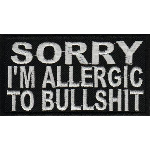 Sorry I am allergic to bullshit hihamerkki - Hoopee.fi