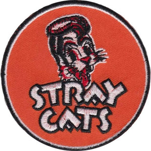 Stray Cats kangasmerkki 7,5 cm - Hoopee.fi
