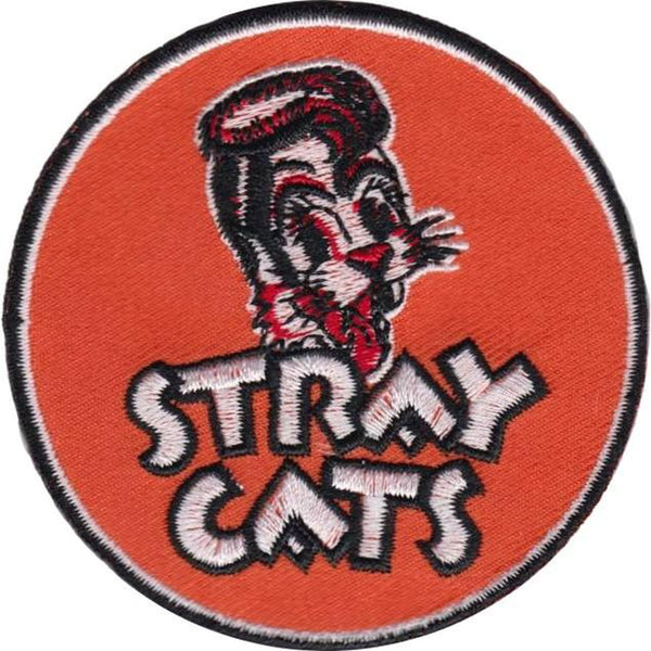 Stray Cats kangasmerkki 7,5 cm - Hoopee.fi