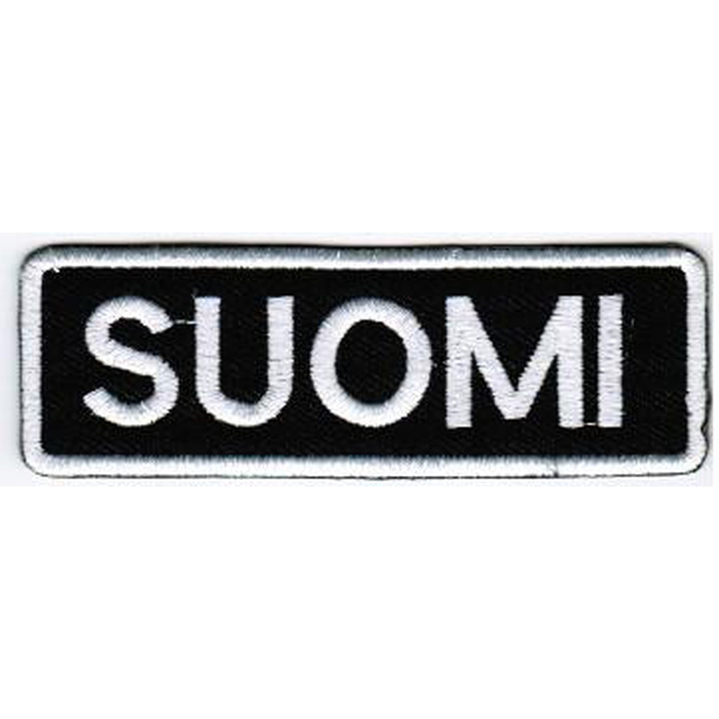 Suomi teksti kangasmerkki - Hoopee.fi