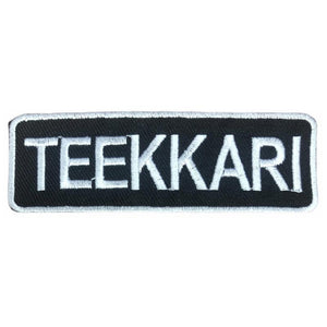 Teekkari kangasmerkki - Hoopee.fi