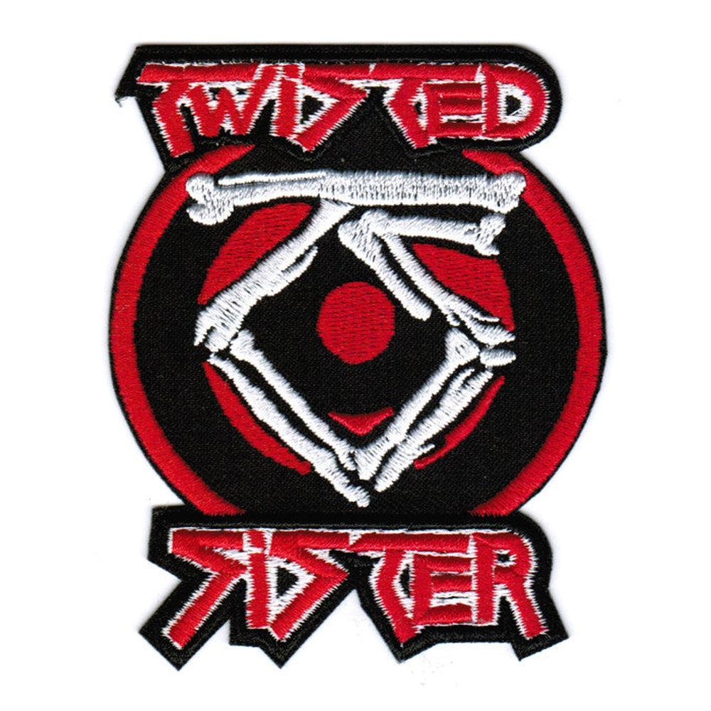 Twisted Sister – Cut Out Logo hihamerkki 7×8,5 cm - Hoopee.fi