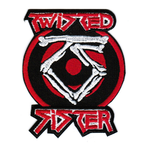 Twisted Sister – Cut Out Logo hihamerkki 7×8,5 cm - Hoopee.fi