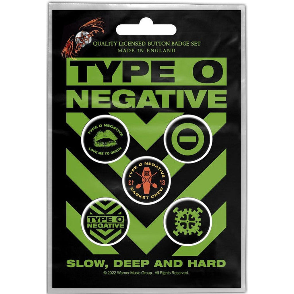 Type O Negative rintanappisetti - Hoopee.fi
