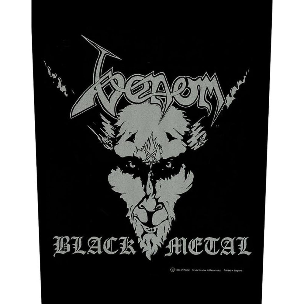 Venom – Black Metal selkämerkki 28×37 cm - Hoopee.fi