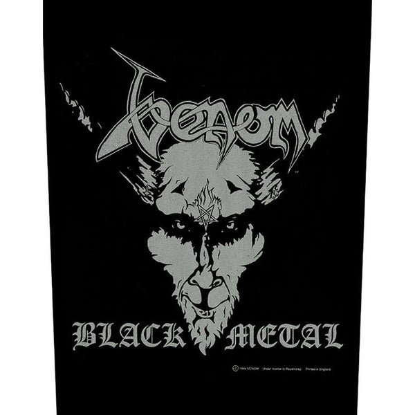 Venom – Black Metal selkämerkki 28×37 cm - Hoopee.fi