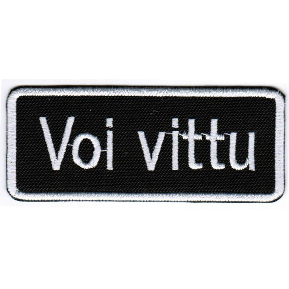 Voi vittu kangasmerkki - Hoopee.fi