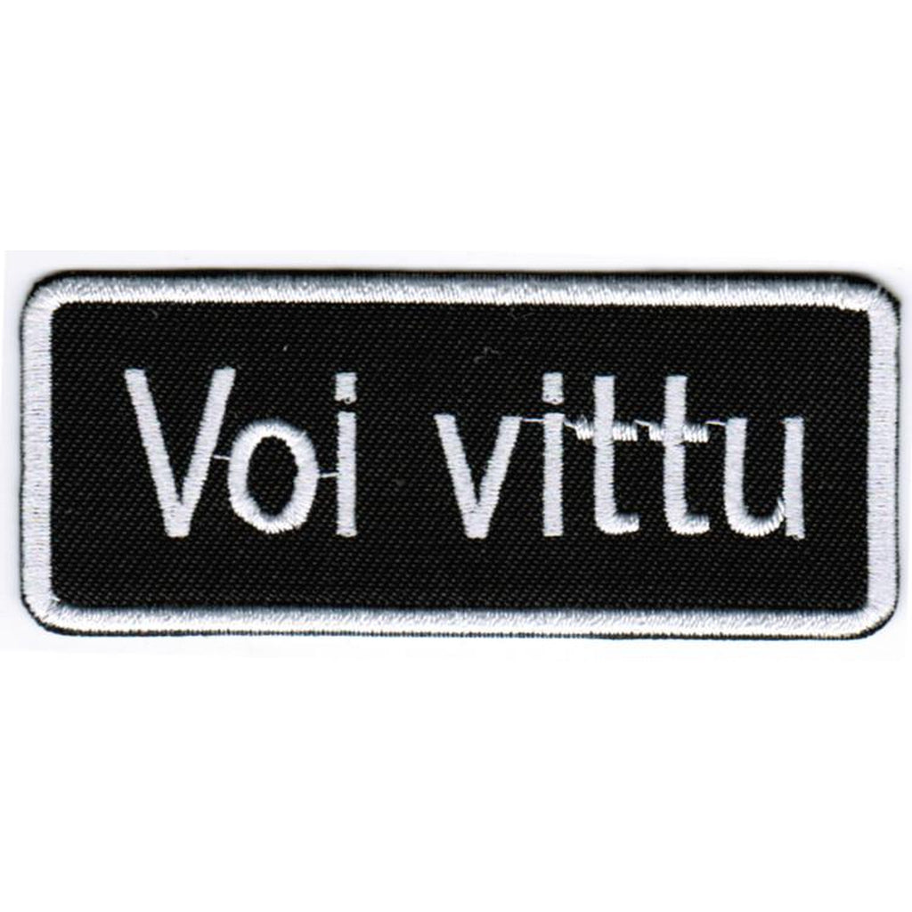 Voi vittu kangasmerkki - Hoopee.fi