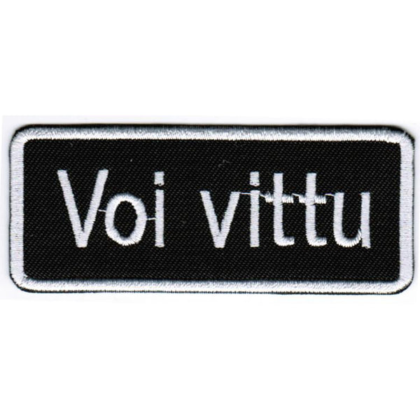 Voi vittu kangasmerkki - Hoopee.fi