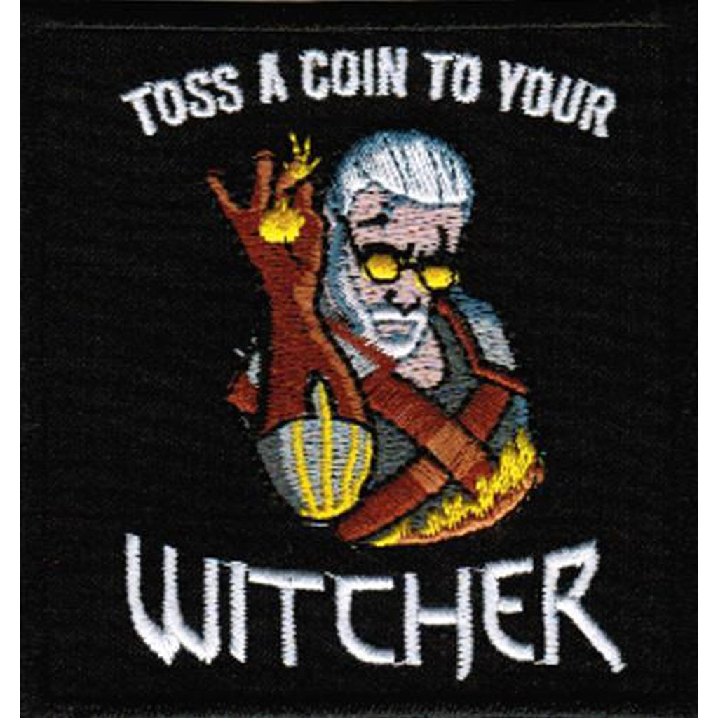 Witcher - Toss a coin kangasmerkki - Hoopee.fi