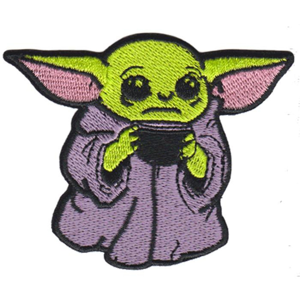 Star Wars baby Yoda kangasmerkki - Hoopee.fi
