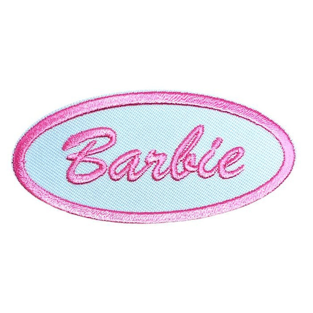 Barbie oval kangasmerkki - Hoopee.fi