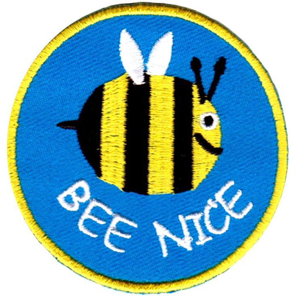 Bee nice kangasmerkki - Hoopee.fi