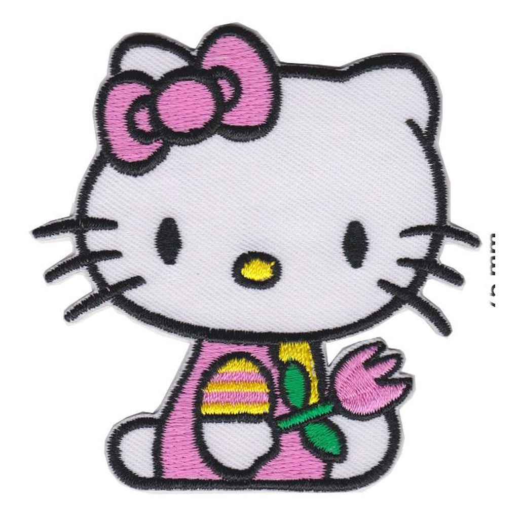 Hello Kitty with flower hihamerkki - Hoopee.fi