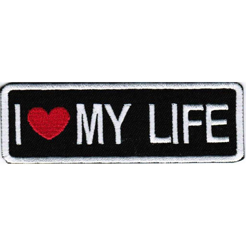 I love my life kangasmerkki - Hoopee.fi