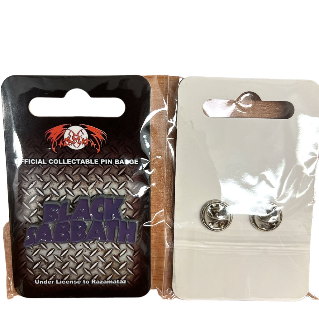 Black Sabbath - Purple logo metallinen pinssi - Hoopee.fi