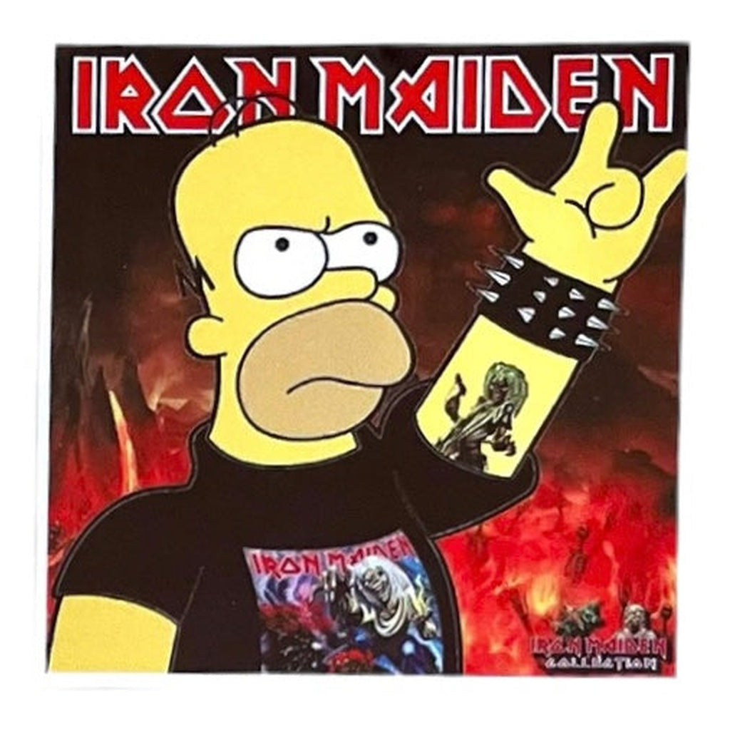 Homer Simpson - I love Iron Maiden tarra - Hoopee.fi