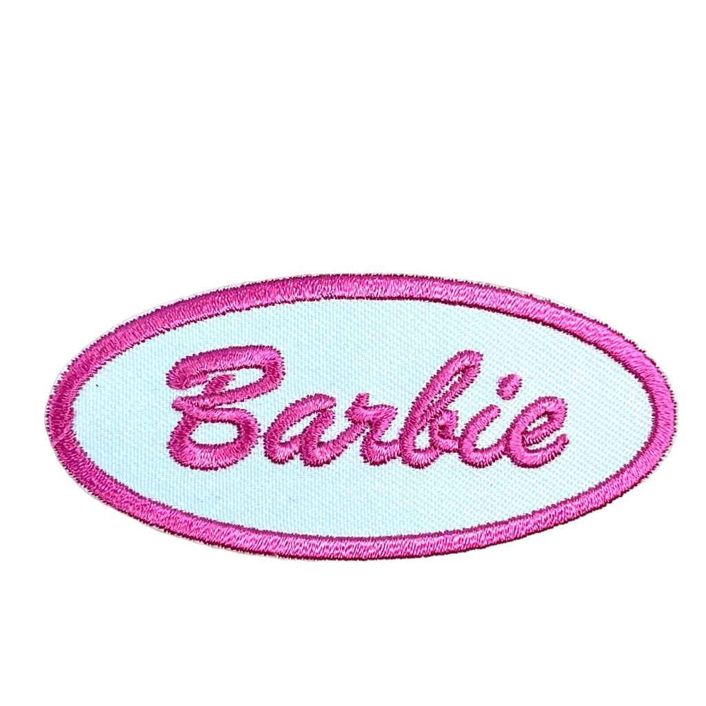 Barbie oval kangasmerkki - Hoopee.fi