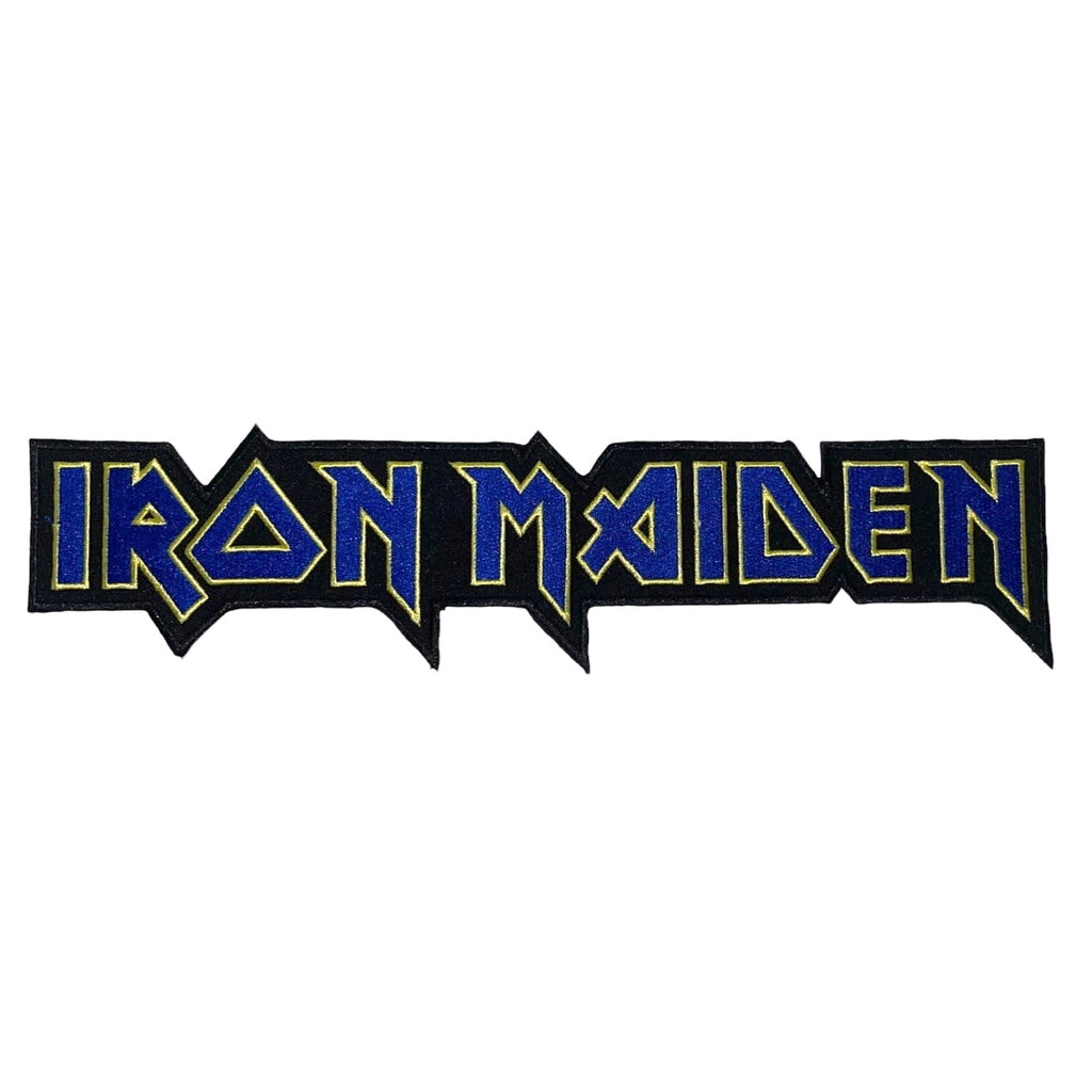 Iron Maiden embroidered logo selkämerkki - Hoopee.fi