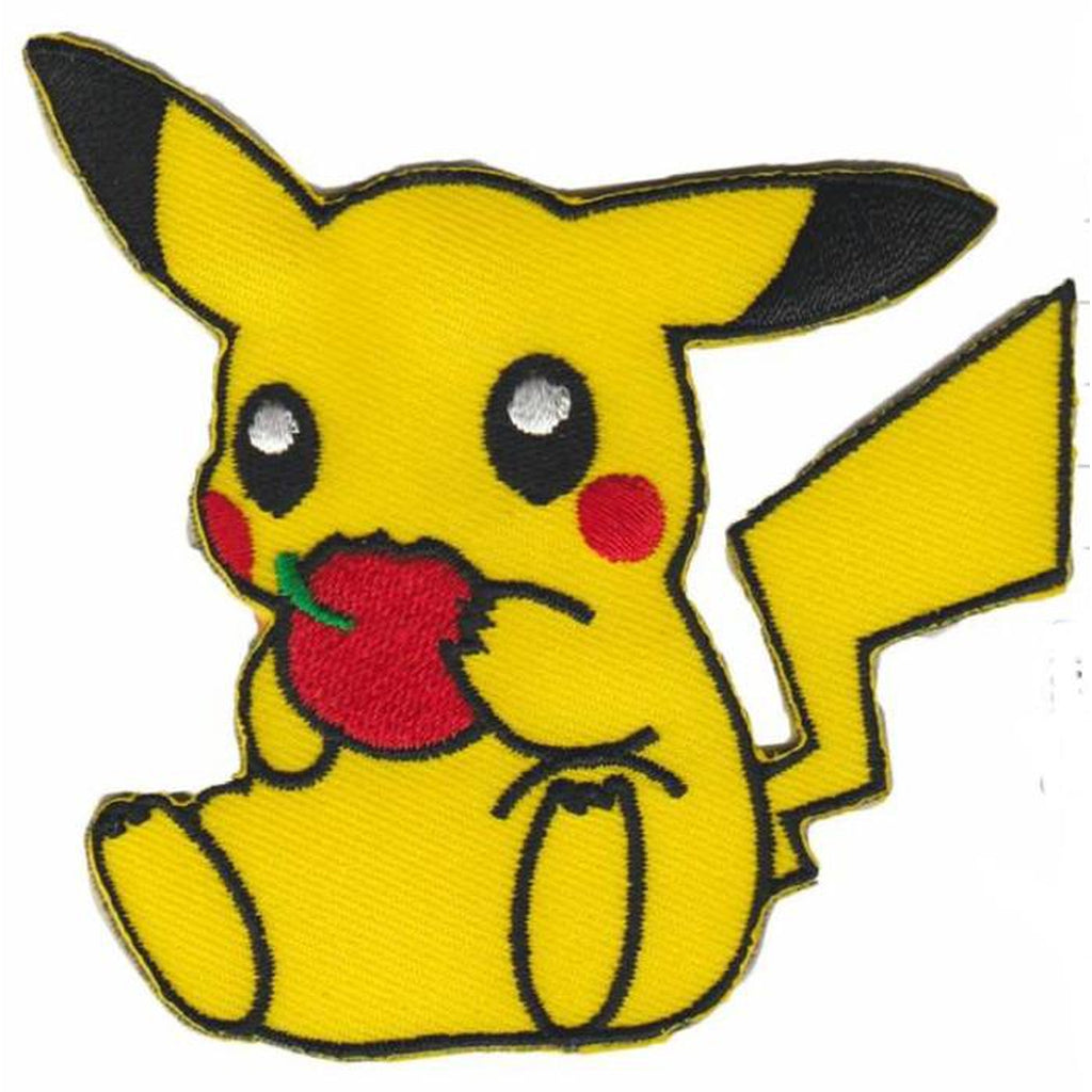 Pikachu Apple kangasmerkki - Hoopee.fi